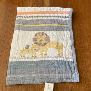 Pottery Barn Kids Little Lion Organic Quilted Design Toddler